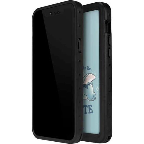 Disney Lilo and Stitch Dont Wake Me I Bite iPhone 15 Waterproof Case